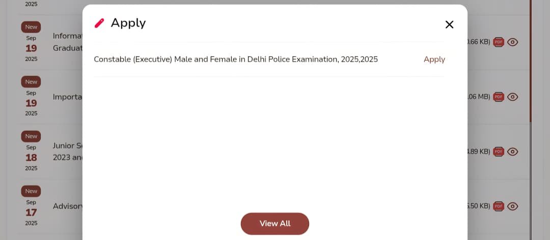 SSC Police Apply Online