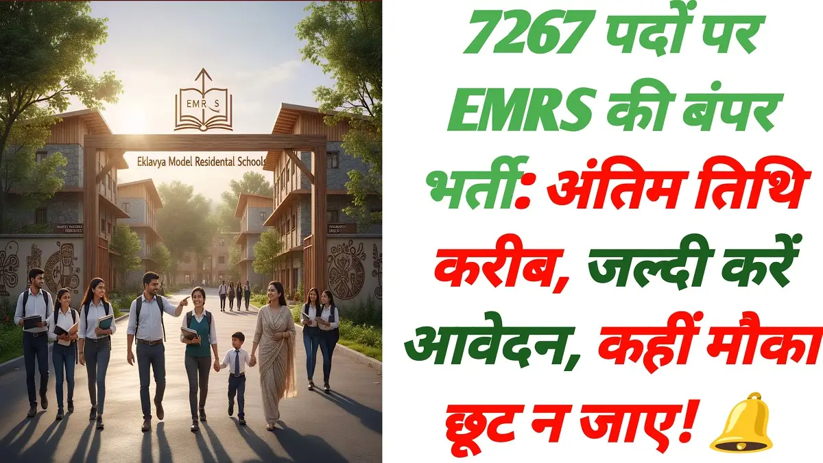 EMRS Recruitment 2025