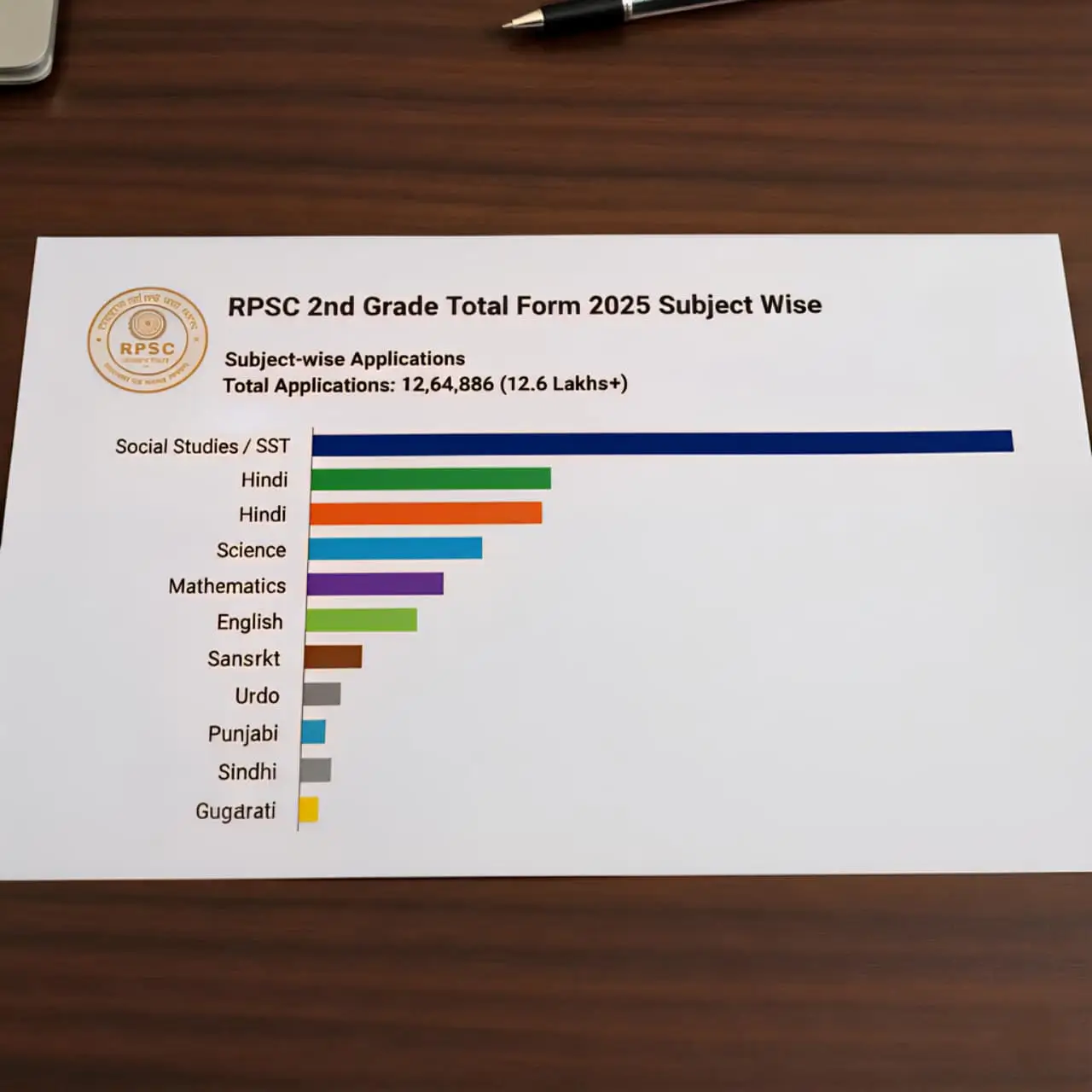 RPSC 2nd Grade Total Form