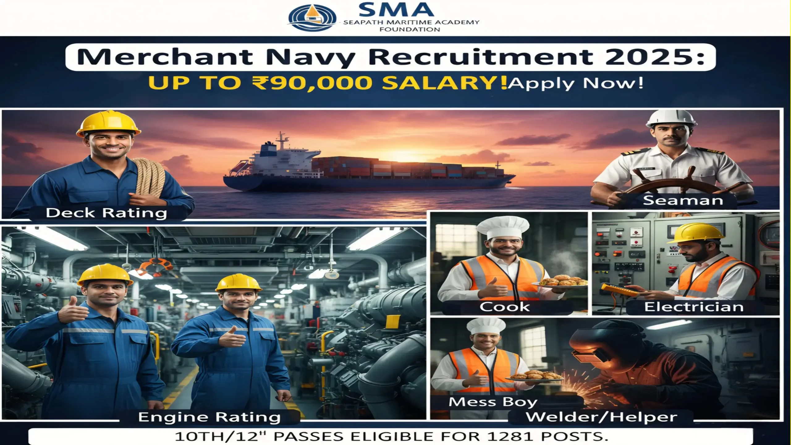 Merchant Navy Bharti 2025 Post Details scaled