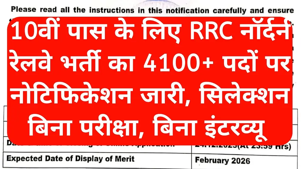 Northern Railway Recruitment 2025