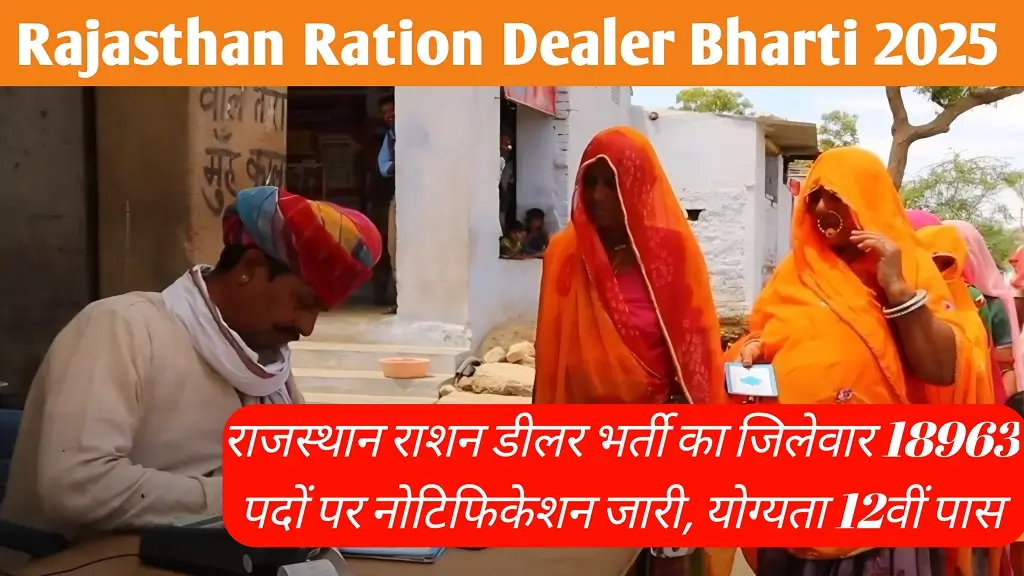 Rajasthan Ration Dealer Vacancy 2025